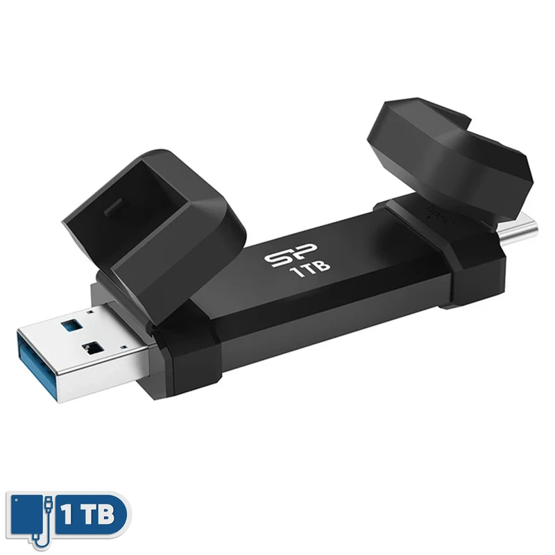 حافظه SSD پرتابل سیلیکون پاور مدل DS72 ظرفیت 1 ترابایت