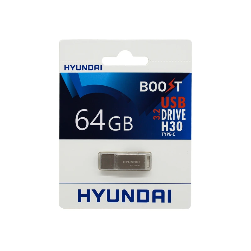 فلش مموری هیوندا مدل H30 Dual Drive  ظرفیت 64 گیگابایت
