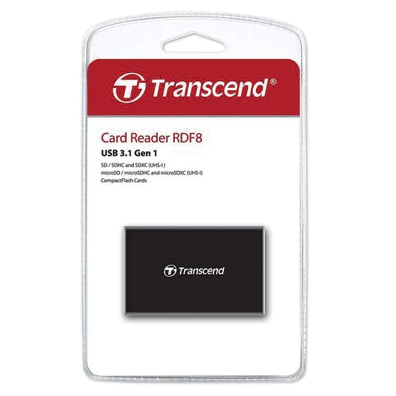 کارت خوان ترنسند مدل RDF8 با رابط USB 3.1
