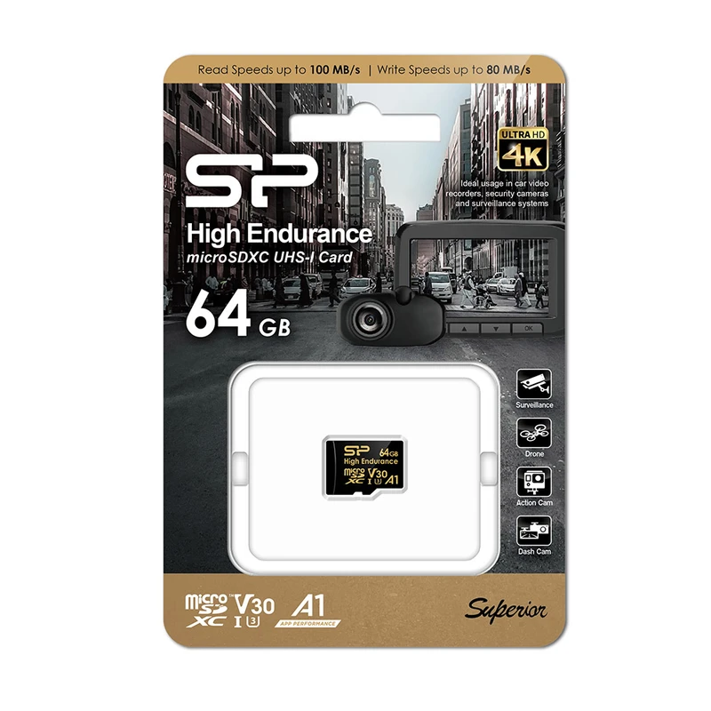کارت حافظه سیلیکون پاور High Endurance ظرفیت 64 گیگابایت
