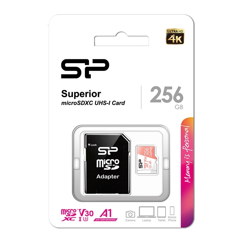 کارت حافظه سیلیکون پاور Superior ظرفیت 256 گیگابایت